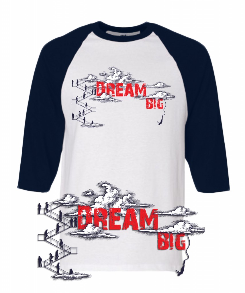 DreambigNavy-855x1024  Sleep Is 4 Suckers (@SleepIs4Suckers) (@Si4S) - Dream Big (Baseball Tee)  