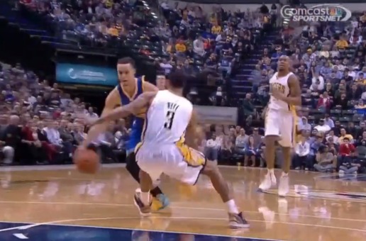Stephen Curry Breaks George Hill’s Ankles (Video)