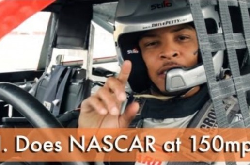 T.I. Drives A Nascar 150 MPH (Video)