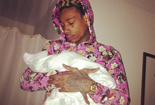 Wiz Khalifa Gets His Son Name Tattooed On His Forehead