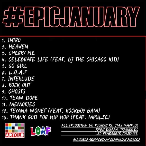 EpicB Rockboy K9 (@Rockboyk9) - Epic January (Mixtape)  