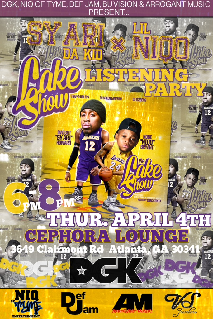 IMG_4492 Sy Ari Da Kid (@SyAriDaKid) & Lil Niqo (@LilNiqo): The Lake Show Listening Party (Hosted By: @DJ_LadyB) 