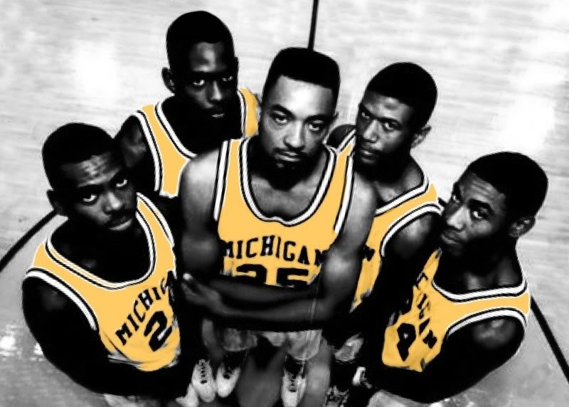 fab-five-michigan-picado Fab 5 Reunion: Should Chris Webber Attend Tonight's NCAA National Title Game (VOTE NOW) #FinalFour (Video)  