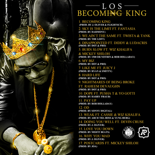 los-becoming-king-mixtape-HHS1987-2013 LOS - Becoming King (Mixtape)  