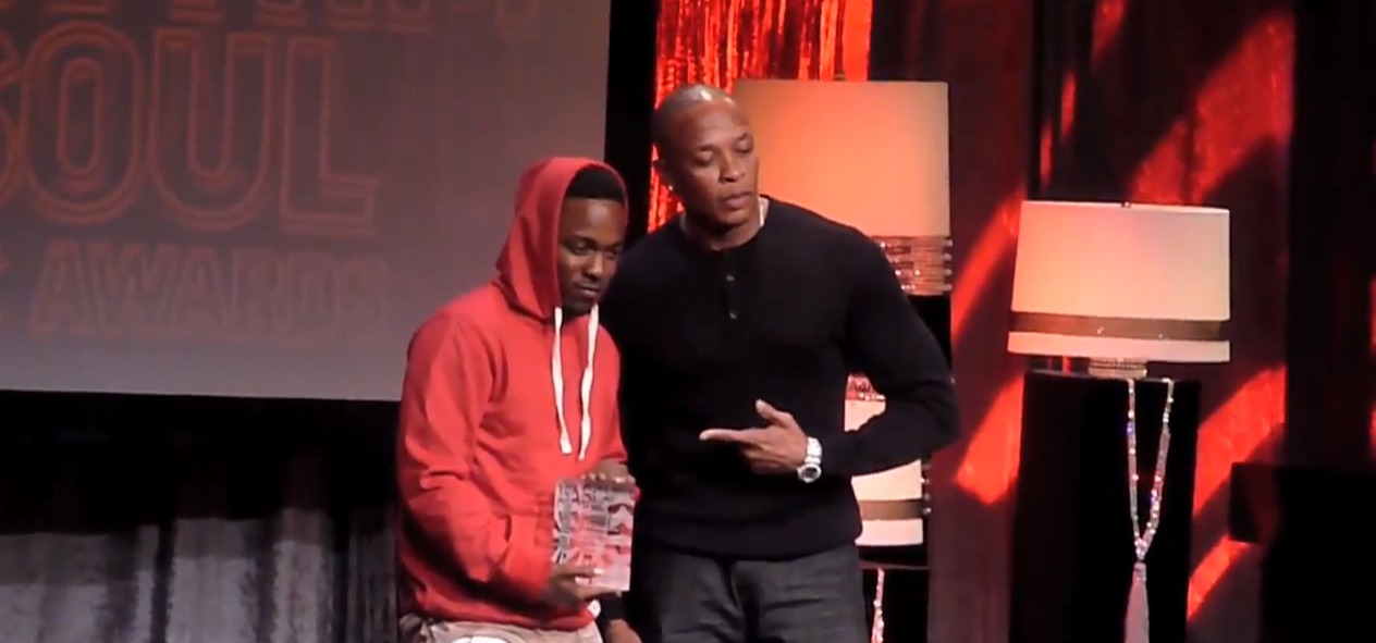 dr-dre-presents-kendrick-lamar-with-ascap-vanguard-award-video-HHS1987-2013 Dr. Dre presents Kendrick Lamar with ASCAP Vanguard Award (Video)  