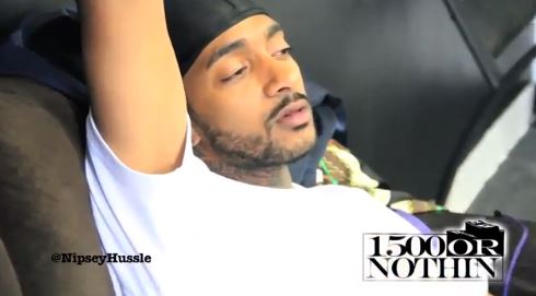 nh Studio Session: Nipsey Hussle w/ 1500 or Nothin & 9th Wonder (Video)  