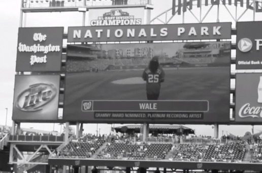 Wale Throws The First Pitch & Mall Stampede (Video)