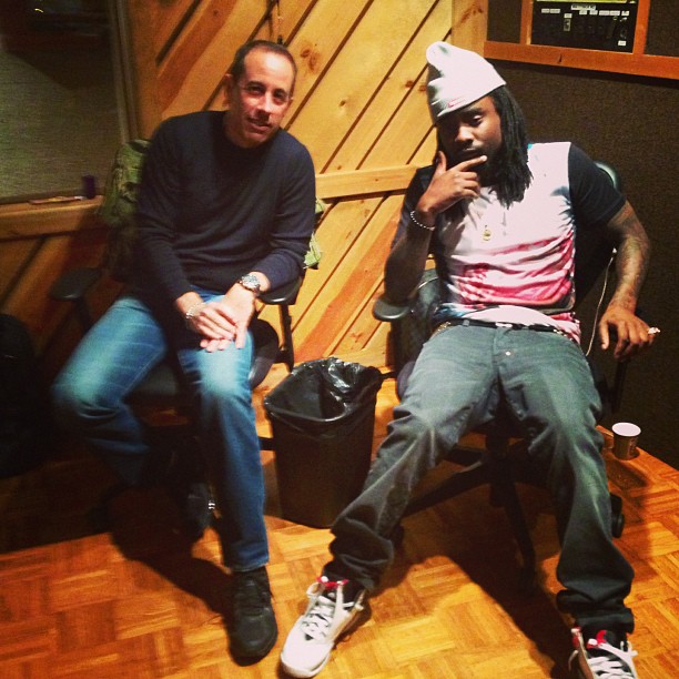 wale Studio Session: Jerry Seinfeld & Wale record the "Outro About Nothing" (Video)  