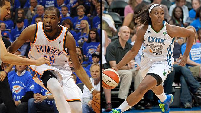 797297 Love & Basketball: Kevin Durant Is Engaged To Minnesota Lynx Star Guard Monica Wright 