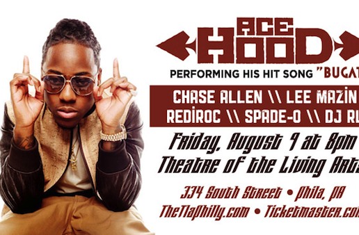 Ace Hood Performs Live in Philly on Friday, August 9, 2013