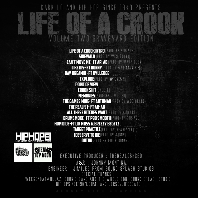 dark-lo-life-of-a-crook-2-mixtape-hosted-by-hhs1987-tracklist-2013 Dark Lo - Life of a Crook 2 (Mixtape) Hosted by HHS1987  