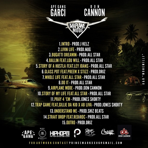 garci-airplane-mode-mixtape-hosted-don-cannon-tracklist-HHS1987-2013 Garci - Airplane Mode (Mixtape) (Hosted by Don Cannon)  