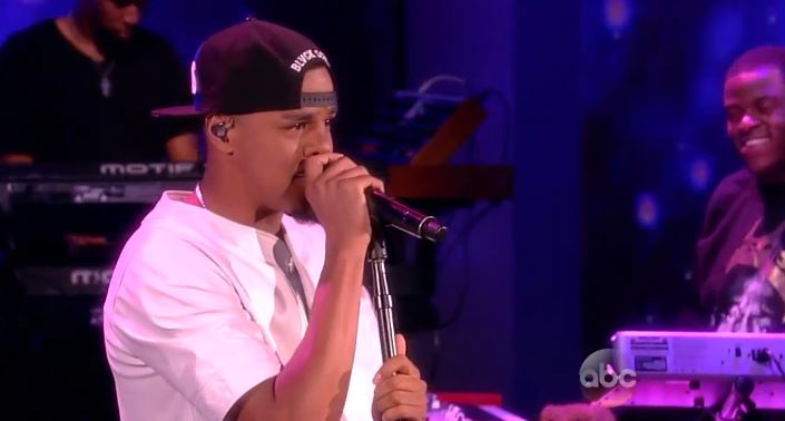 jc1 J. Cole - Power Trip on The View (Video)  