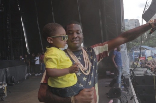 Meek Mill Brings His Son Out at Philly Festival Pier & more (Video)
