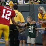 Packers QB Aaron Rodgers Makes A Young Cheesehead’s Season (Photo)