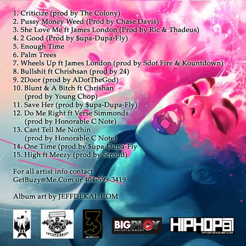 Taylor_J_Clubs_Drugs_And_Hotels-back-large Taylor J - Clubs, Drugs And Hotels (Mixtape) (Hosted by DJ Advance)  