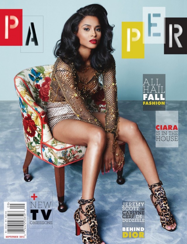 ci1-e1377576982844 Ciara Graces The Cover Of Paper Magazine (Photo)  