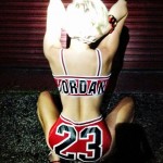 Miley Cyrus X Two Piece Chicago Bulls Jersey (Photo)