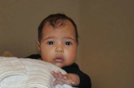 Meet The By-Product Of Kanye West & Kim Kardashian, Introducing Baby North West (Photo)