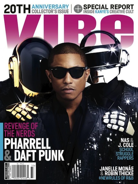 p4yh6Wd Daft Punk & Pharrell Cover VIBE Magazine's  20th Anniversary Issue (Photo)  