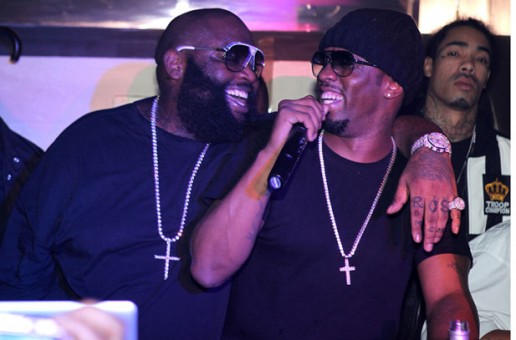 Diddy & Rick Ross Takeover Club Nokia (Video)