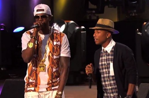 2 Chainz – Feds Watching Ft. Pharrell X Live On Jimmy Kimmel (Video)