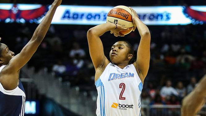 802475 Atlanta Dream Guard Alex Bentley Named to the WNBA All-Rookie Team  