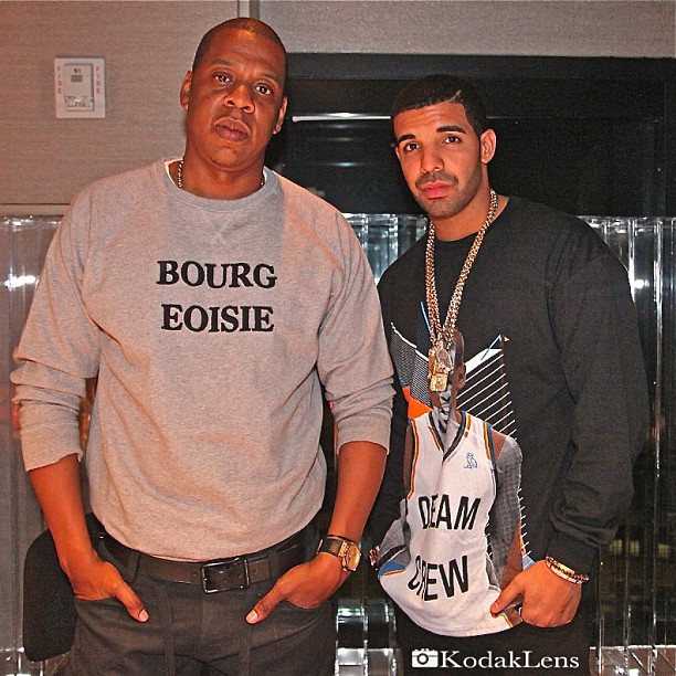 Jay-Z-Drake Jay Z Will Be Featured On Drake's Outro Track Entitled "Pound Cake"  