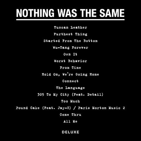 MksnfCN Drake – Nothing Was The Same (Album Tracklist)  