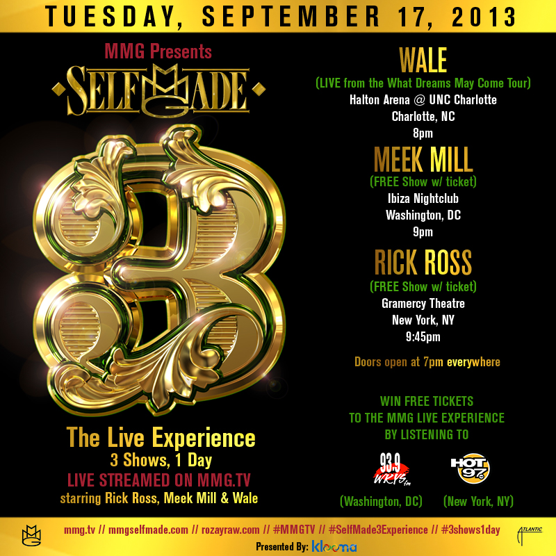 SM3-flyer1 MMG Presents Self Made 3: The Live Experience (3 Shows, 1 Day) (Sept.17th Live Stream)  