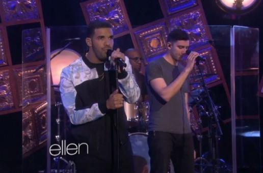 Drake – Hold On We’re Going Home X Live On Ellen (Video)