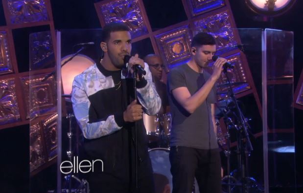 drakeHHS19873 Drake - Hold On We're Going Home X Live On Ellen (Video)  