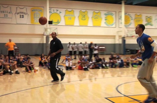 Stephen Curry & Dell Curry Square Off In A Game Of P-I-G (Video)