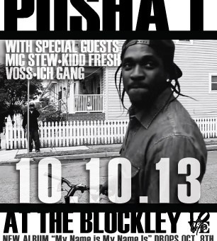 Pusha T Performs Live at The Blockley Thursday October 10th