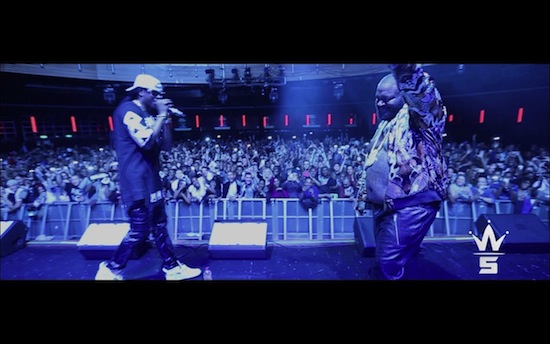 2chainzRossHHS1987 Rick Ross Brings Out 2 Chainz To Perform Feds Watching In London (Video)  