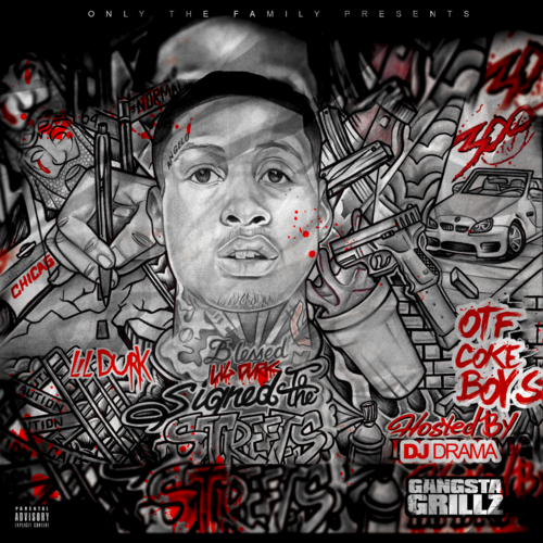 Lil_Durk_Signed_To_The_Streets-front-large Lil Durk - Signed To The Streets (Mixtape) (Hosted by DJ Drama)  