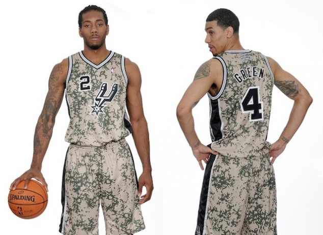 camo-spurs-634x462 Ready For Battle: The San Antonio Spurs Reveal Their New Camo Uniforms (Photo)  