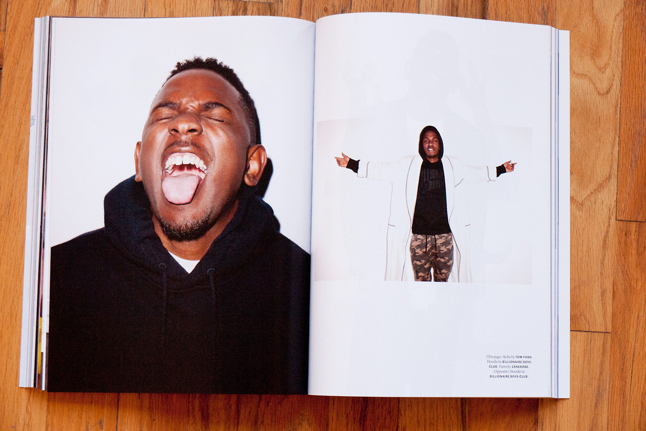 Rapper Kendrick Lamar by Terry Richardson for Document Journal – StyleCeleb