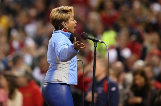 Mary J. Blige Sings National Anthem At Fenway Park For 2013 World Series (Video)