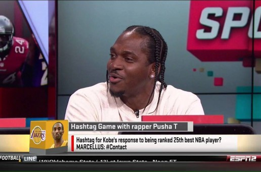 Pusha T Visits ESPN’s SportsNation