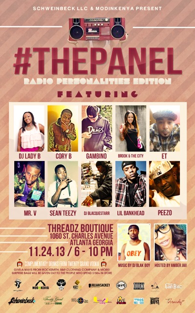 11-24 Schweinbeck LLC & Modinkenya Present #ThePanel (Radio Personalities Edition)  