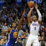 Russell Westbrook Sinks A Game Winner Against The Golden State Warriors (Video)