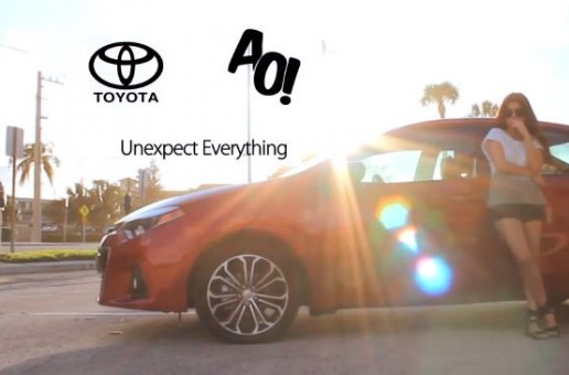 Ashley Outrageous For 2014 Toyota Corolla #UnexpectEverything Campaign (Video)