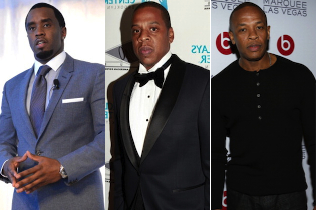 Diddy-JayZ-DrDre Jay Z, Diddy & Dr. Dre Land On Forbes' Highest-Paid Musicians List Of 2013 