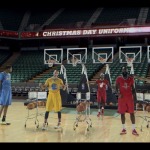 Santa James & The Shooter Games: Jingle Hoops (NBA Christmas Day Commercial) (Video)