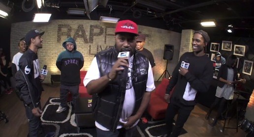 ASAP Rocky, Bun B, Vic Mensa & Glam.I.Rock – MTV RapFix Live Freestyle (Video)