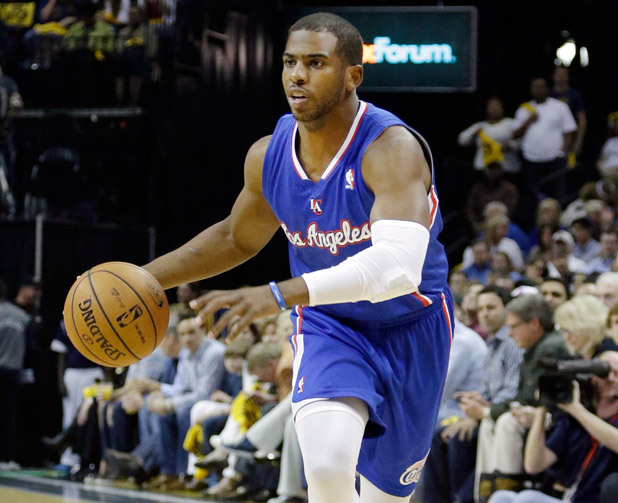 chrispaul_063013_siwire Double Take: Chris Paul Records His 12th Straight Double-Double Passing Magic Johnson (Video)  
