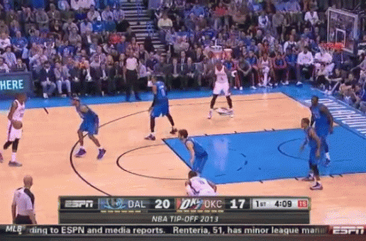 Kevin Durant Shakes and Then Bakes Vince Carter (Video)
