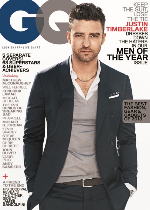 jtGQ Justin Timberlake Follows K.Dot's Lead And Takes Cover #2 Of GQ's Men Of The Year Issue  