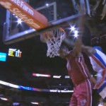 Detroit Pistons Forward Josh Smith Posterizes Chris Bosh (Video)